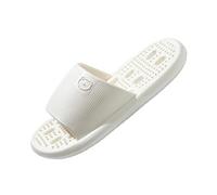 AEGJEGVD EVA Slippers Women Men,Summer Thick Soles Non-Slip Cloud Slipper Stepping Feeling Light Soft Soles Sliders Unisex Lightweight Hollow Out Fast-Drying Bathroom Sliders UK Size 3.5-8.5