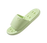 AEGJEGVD EVA Slippers Women Men,Summer Thick Soles Non-Slip Cloud Slipper Stepping Feeling Light Soft Soles Sliders Unisex Lightweight Hollow Out Fast-Drying Bathroom Sliders UK Size 3.5-8.5