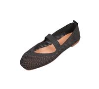 AEGJEGVD Loafers Women Mesh Solid Color Round-Toe Soft Soles Snap Flat Soles Loafers Spring Summer Outdoor Comfortable Slip On Ladies Flat Shoes Dressy Work Business Casual School Shoes Size 3.5-7.5