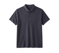 AEGJEGVD Polos Shirt Short Sleeve Summer Stretchy Quick Dry Golf Polos Shirt,Men's Breeze Lightweight Breathable Collared Tops Casual Cool Tops for Holiday Vacation Office Business S-4XL A Gray