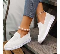 AEGJEGVD Women Mesh Shoes Clearance,Ladies Closed Toe Breathable Slip- on Sandals,Summer Thick Bottom Soft Soled Sandal Roman Comfy Casual Beach Shoe Walking Non-Slip Slides UK Size 4.5-8.5