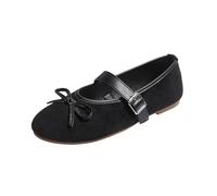 AEGJEGVD Women Suede Loafers Round-Toe Bag Head Soft Soles Snap Flat Loafers Spring Summer Comfortable Slip On Shoes Ladies Dressy Work Business Casual School Shoes Size 3.5-7