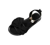 AEGJEGVD Womens Low Heel Sandals Bow Round Toe Open Toe Flat Sandals Roman Beach Walking Shoes Summer Outdoor Non Slip Shoes Sliders Ladies 3.5-7.5