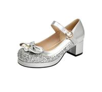 AEGJEGVD Womens PU Loafers Metal Buckle Chunky Platform Slip On Loafers College Style Litt Color-Block High-Heeled Shoes Ladies Spring Summer Patent Leather Shoes UK Size 3.5-7.5