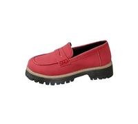 AEGJEGVD Womens PU Loafers Shoes Clearance,Ladies Spring Summer New Frosted Round Head Thick Heel Thick Bottom Loafer Mid Heel Shoe,Slip-on,Fashion Casual,for Outdoor Walking,UK Size 3.5-7.5