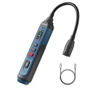 AEGTEST AGT-1988PRO Rechargeable Natural Gas Detector, Gas Leak Detector with 17.5 cm Neck, TFT Color Display, 0-9999PPM Range for Combustible Leaks Like Propane, Methane for Home & RV - Blue