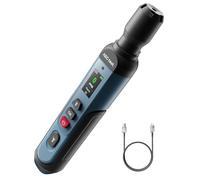 AEGTEST AGT-2459 Portable Carbon Monoxide Detector, Rechargeable CO Detector, 0~1000PPM with Audible & Visual Alarms, TFT Color Screen for Home/Travel/Industrial and Mobile Operations - Blue