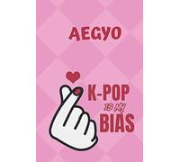 Aegyo K-Pop Is My Bias Recipe Book: Korean Recipes, Korean Food, Diary, 100 pages for original recipes, 6 x 9 in (15.2 x 22.9 cm)