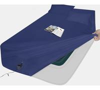 AEHISDHIE King Sheet Sets Air Mattress Sheets - 3 Pieces Queen Sheets Sets 16 to 24 inch - Inflate Without Disassembly Convenient & Firm Easy to use Air Mattress (Navy Blue, King)