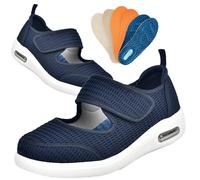 AEHO Comfort Feet Sandals Comfy Orthopedic Footwear Womens Sneakers Slip On Shoes Hands-Free Outdoor Hiking Breathable,Blue,42 EU