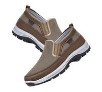 AEHO Mens slip on shoes moccasin shoes ladies wide fit shoes orthopedic shoes for men soft shoes for women slip ons for men mens casual shoes mens smart shoes,Brown,39/245mm