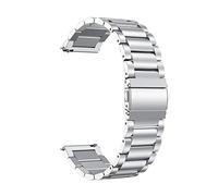 AEHON 18MM 20MM 22MM Strap For Garmin Vivoactive 3 4 4S Smart Watch Band Stainless Steel Metal Strap For Garmin Venu SQ 2 2S Correa (Color : Silver, Size : 18mm)