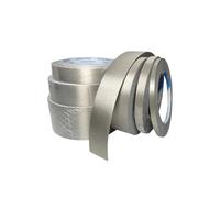 AEHON 20M Conductive Tape Double-sided Conductive Anti-interference Shielding Electromagnetic Wave Radiation-Proof Silver Gray Tape (Size : 25mm)