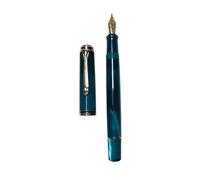 AEHON Acrylic Piston Fountain Pen Soft Smooth No.5 Nib Inking Applicable For Pelikan M400/405 Students Writing Gift Pen(G,Schmidt EF(0.4mm))