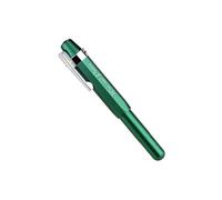 AEHON Aluminum Alloy Vintage Travel Short Fountain Pen EF/F/Bent Nib Office School Stationery Pocket Ink Writing Gift Pen(Green,EF Bent Nib)