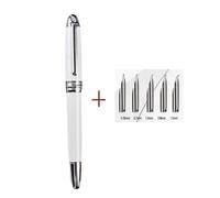 AEHON Full Metal Black White Fountain Pens Stationery Calligraphy Pen Nib For Writing Office Drawing Signature Gift(Red,1.0mm Nib)