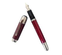 AEHON Ocean Blue Green Red Black Fountain Pen Rollerball Pen Stationery Office Heavy Holder With Unique Glossy Writing Gifts(I,With 3 Black Refills)