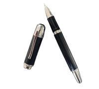 AEHON Ocean Blue Green Red Black Fountain Pen Rollerball Pen Stationery Office Heavy Holder With Unique Glossy Writing Gifts(C,With 3 Blue Refills)