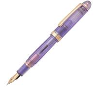 AEHON Original Platinum 3776 NICE Series PNB-20000R Lavender Rose 14K Gold Cute School Supplies Women's Gift Transparent Fountain(PURPLE,F 0.3MM)