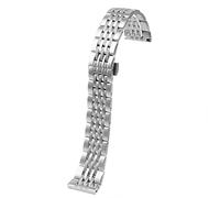 AEHON Solid Steel Watchband For Armani AR1945/1648/1863/AR2447/AR11121 For Men‘s Rose Gold 22mm Wrist Strap Metal Replacement Bracelet(Silver)