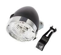 AEIOFU Black Vintage Bicycle Headlight with Bracket 3 LED Retro Bike Front Light Cycling Bike Fog Head Night Safety Lamp Bicycle Lights