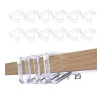 AEIOPRS Pack of 12 Transparent Plastic Tablecloth Clips for Secure Hold