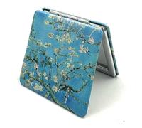 Aeisage Compact Mirror Purse Mirror Small Makeup Mirror Travel Mirror Mini Pocket Mirror Lipstick Mirror Almond Blossom Van Gogh Art Artistic Gifts for Mum