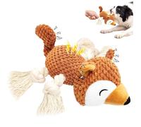 AEITPET Squeaky Plush Dog Toy with Crinkle Paper, Tug of War Interactive Dog Toys for Boredom, Soft Puppy Toy for Small Medium Large Dogs