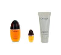 Calvin Klein Obsession For Her Gift Set 100ml Eau De Parfum + 200ml Body Lotion + 15ml Eau De Parfum