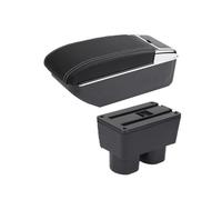 aejghfwjh Car Armrest Box For Toyota For Avanza For Rush Car Armrest Box Storage Interior Dedicated Retrofit Accessories Armrests(B white line NO USB)