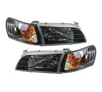 aejghfwjh Headlight Assemblies For Toyota For COROLLA AE100 AE101 212-1193 Car Headlight Assembly Corner Lamp Turn Signal Lights Night Running Light Car Front Headlights(Left and Right)