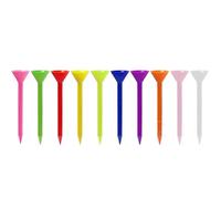 AEJHSIN Golf tees Golf Tees 30pcs Plastic Long 80mm Cup Step Down Professional Durable Random Color Mixing