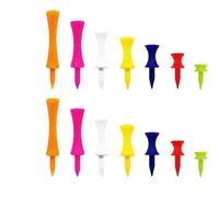 AEJHSIN Golf tees Golf Tees 60 Pack Step Down Plastic Unbreakable Bulk Professional Height Control Castle Tee For Practice