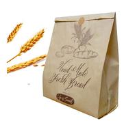 AeKahtay 100pcs Bread Bags for Homemade Bread, 13.8 X 9.5 Inch Large Paper Bread Bags for Bread Loaves, Eco Friendly Food Containers Bread Packaging Storage Loaf Bags for Home Kitchen Bakery