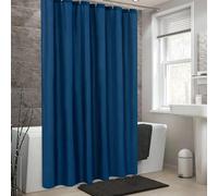 AEKDCL Dark blue Shower Curtain Mould Proof Resistant Bathroom Curtain Set Extra Long Shower Curtain Liner Machine Washable Polyester Bathroom Curtains With Hooks For Bath Tub 120x210cm/47x83in(WxH)