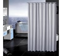 AEKDCL Gray Shower Curtain Mould Proof Resistant Bathroom Curtain Set Extra Long Shower Curtain Liner Machine Washable Polyester Bathroom Curtains With Hooks For Bath Tub 80x120cm/31x47in(WxH)