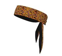 AEKGOHP African Tribal Ethnic Texture Printed Sports headscarf, sweat absorbing and breathable, motion headband, double-sided kerchief