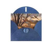 AEKGOHP Blue Greeting Card pheasant hunting Prints for Festive Birthday Party Invitation