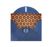 AEKGOHP Blue Greeting Card Wicker Woven Grid Prints for Festive Birthday Party Invitation
