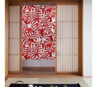 AEKGOHP Candy Canes Printed Curtain 2 Pcs Spliced 34x56in Good Drape, Smooth and Not Easily Wrinkled, Fabric curtains, room dividers