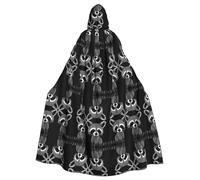 AEKGOHP Cartoon Cute Raccoon Printed Halloween Adult Hooded Cape Men'S And Women'S Clothing Mantle Role-Playing