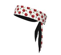 AEKGOHP Cherry fruit Printed Sports headscarf, sweat absorbing and breathable, motion headband, double-sided kerchief