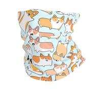 AEKGOHP Corgi Pattern Prints Outdoor multifunctional sports headscarf breathable sweat absorbing suitable men and women