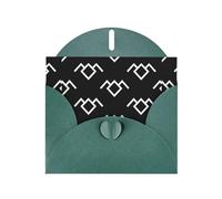 AEKGOHP Dark Green Greeting Card Peaks Owl Prints for Festive Birthday Party Invitation