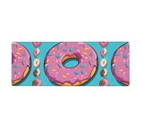 AEKGOHP Donut Prints Extra Large Mouse Pad, Computer Office Anti Slip Gaming Keyboard Thickened Version 12x31.5in