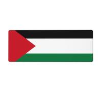 AEKGOHP Flag Of The State Of Palestine Prints Extra Large Mouse Pad, Computer Office Anti Slip Gaming Keyboard Thickened Version 12x31.5in