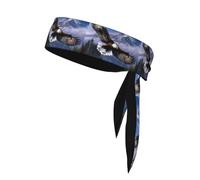 AEKGOHP Flying Eagle Printed Sports headscarf, sweat absorbing and breathable, motion headband, double-sided kerchief