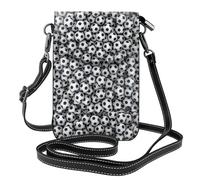 AEKGOHP Football Pattern Printed Small Leather Women'S Crossbody Flip Phone Bag, Waterproof And Durable