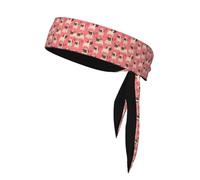 AEKGOHP Funny Cartoon Pug Puppy Dog Printed Sports headscarf, sweat absorbing and breathable, motion headband, double-sided kerchief