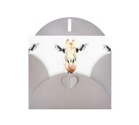AEKGOHP Gray Greeting Card clever giraffe Prints for Festive Birthday Party Invitation